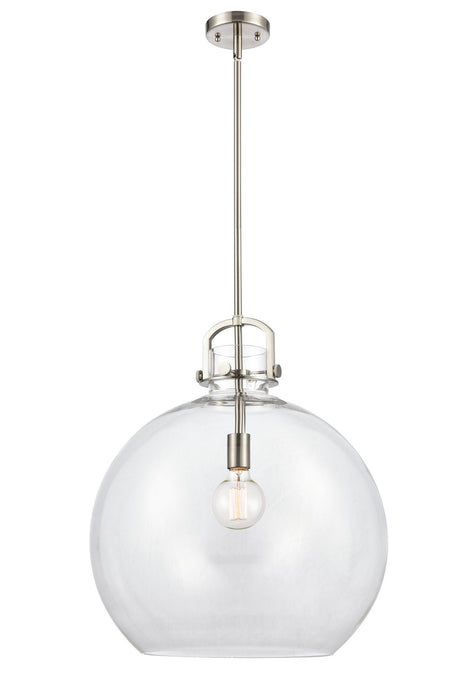 Innovations - 410-1S-SN-18CL - LED Pendant - Newton - Brushed Satin Nickel