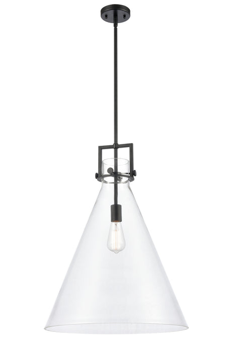 Innovations - 411-1S-BK-18CL - LED Pendant - Newton - Matte Black