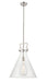 Innovations - 411-1S-SN-16CL - LED Pendant - Newton - Brushed Satin Nickel