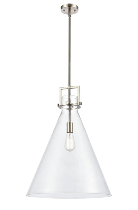 Innovations - 411-1S-SN-18CL - LED Pendant - Newton - Brushed Satin Nickel