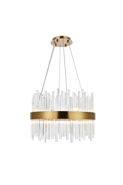 Dallas 14 Llight Chandelier Gold-Mini Chandeliers-Elegant Lighting-Lighting Design Store
