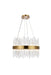 Dallas 14 Llight Chandelier Gold-Mini Chandeliers-Elegant Lighting-Lighting Design Store
