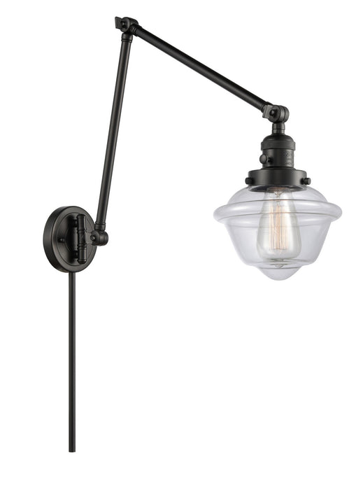 Innovations - 238-BK-G532-LED - LED Swing Arm Lamp - Franklin Restoration - Matte Black