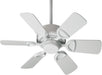 Quorum - 43306-6 - 30 Inch Ceiling Fan - Estate - White