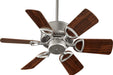 Quorum - 43306-65 - 30 Inch Ceiling Fan - Estate - Satin Nickel