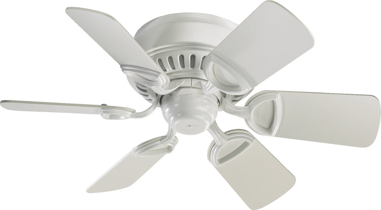 Quorum - 51306-8 - 30 Inch Ceiling Fan - Medallion - Studio White