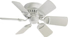 Quorum - 51306-8 - 30 Inch Ceiling Fan - Medallion - Studio White