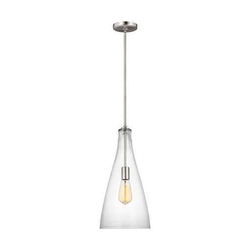 Visual Comfort Studio - 6537001EN7-962 - One Light Pendant - Arilda - Brushed Nickel