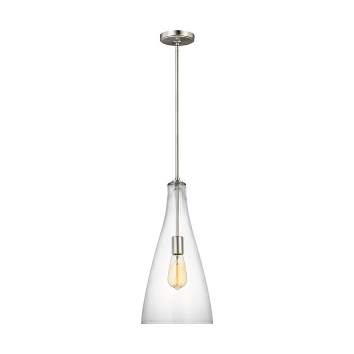 Visual Comfort Studio - 6537001EN7-962 - One Light Pendant - Arilda - Brushed Nickel