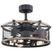 Vaxcel - F0068 - 21 Inch Ceiling Fan - Kodiak - Oil Rubbed Bronze and Burnished Teak