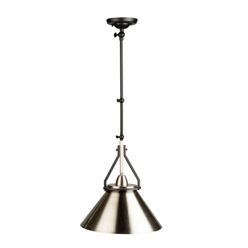 Artcraft - AC11242NB - One Light Sconce/Pendant - Brydon - Black and Brushed Nickel