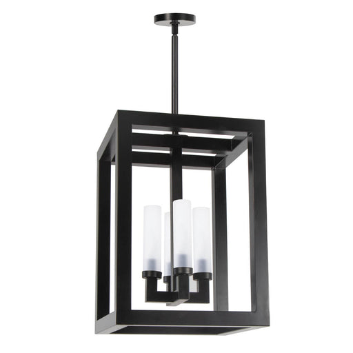 Montecito Four Light Outdoor Lantern Black