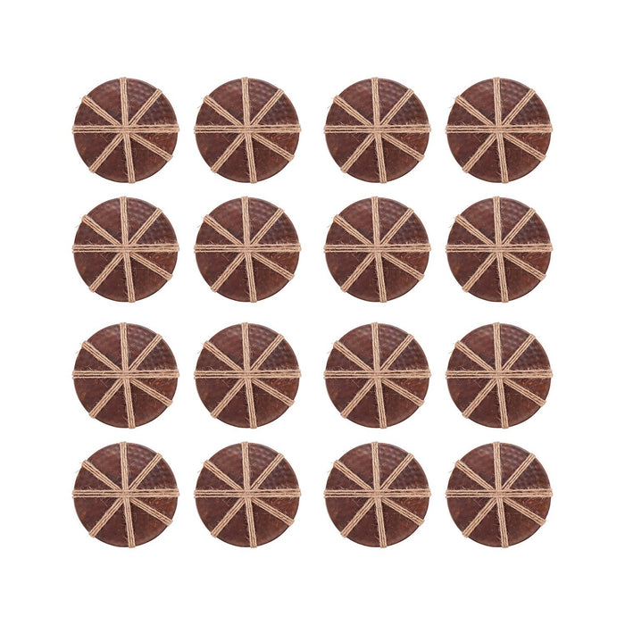 ELK Home - 619465/S4 - Coasters (Set Of 4) - Pomeroy - Burned Copper