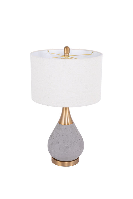 Craftmade - 86237 - One Light Table Lamp - Table Lamp - Concrete Brass