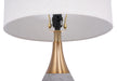 Craftmade - 86237 - One Light Table Lamp - Table Lamp - Concrete Brass