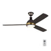 Visual Comfort Fan - 3HCKR60BNZHABD - 60 Inch Ceiling Fan - Hicks - Deep Bronze