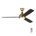 Visual Comfort Fan - 3HCKR60HABD - 60 Inch Ceiling Fan - Hicks - Hand Rubbed Antique Brass