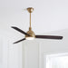Visual Comfort Fan - 3HCKR60HABD - 60 Inch Ceiling Fan - Hicks - Hand Rubbed Antique Brass