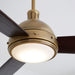 Visual Comfort Fan - 3HCKR60HABD - 60 Inch Ceiling Fan - Hicks - Hand Rubbed Antique Brass