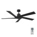 Visual Comfort Fan - 5ASPR56MBK - 56 Inch Ceiling Fan - Aspen - Midnight Black