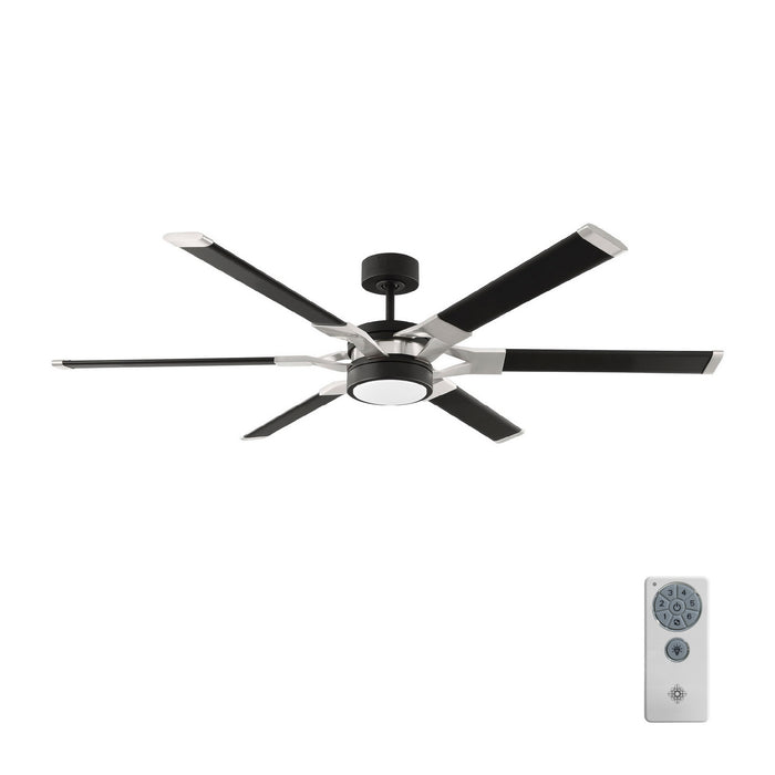 Visual Comfort Fan - 6LFR62MBKD - 62 Inch Ceiling Fan - Loft - Midnight Black