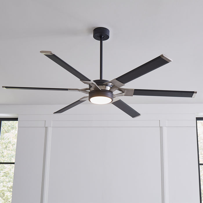 Visual Comfort Fan - 6LFR62MBKD - 62 Inch Ceiling Fan - Loft - Midnight Black