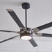 Visual Comfort Fan - 6LFR62MBKD - 62 Inch Ceiling Fan - Loft - Midnight Black