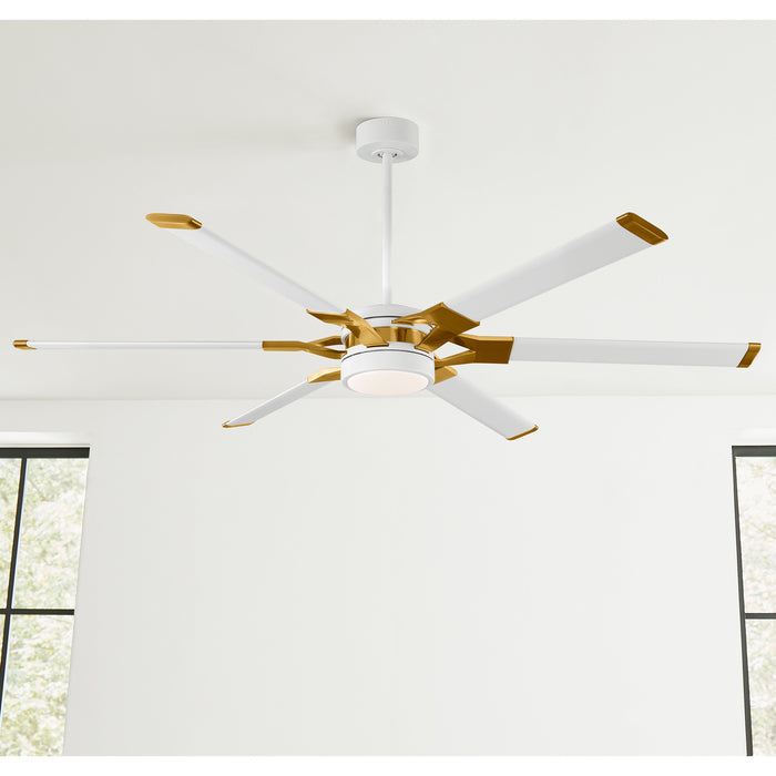 Visual Comfort Fan - 6LFR62RZWBBSD - 62 Inch Ceiling Fan - Loft - Matte White