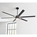 Visual Comfort Fan - 6LFR72MBKD - 72 Inch Ceiling Fan - Loft - Midnight Black