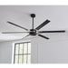 Visual Comfort Fan - 6LFR72MBKD - 72 Inch Ceiling Fan - Loft - Midnight Black