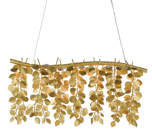 Currey and Company - 9000-0781 - Five Light Chandelier - Aviva Stanoff - Gold Leaf
