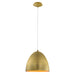 Eglo USA - 204674A - One Light Pendant - Coretto - Brushed Gold