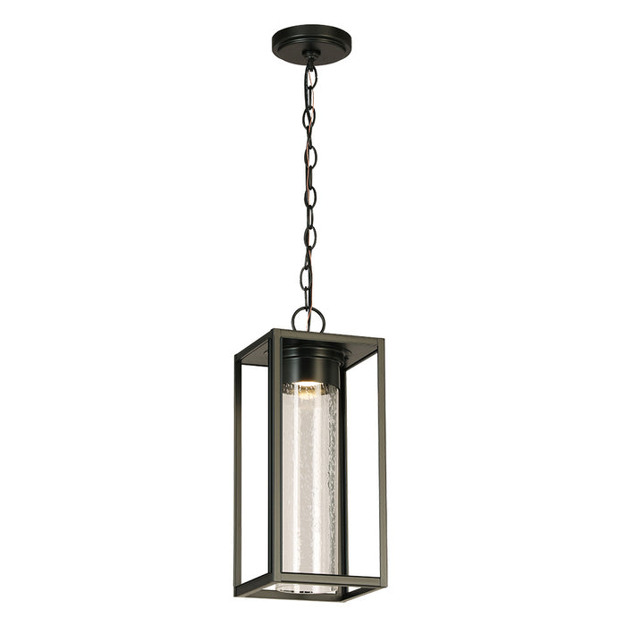 Eglo USA - 204708A - LED Outdoor Pendant - Walker Hill - Matte Black