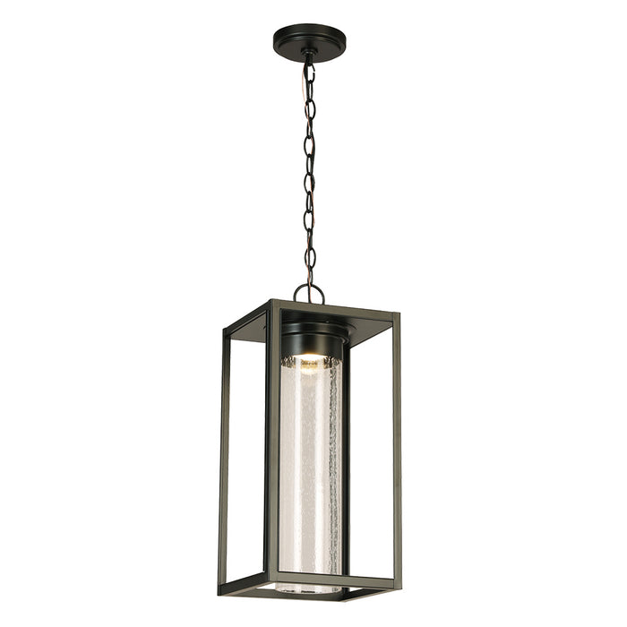 Eglo USA - 204709A - LED Outdoor Pendant - Walker Hill - Matte Black