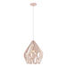 Eglo USA - 49024A - One Light Pendant - Carlton - Apricot