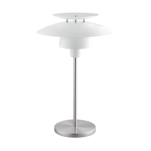 Brenda One Light Table Lamp Satin Nickel