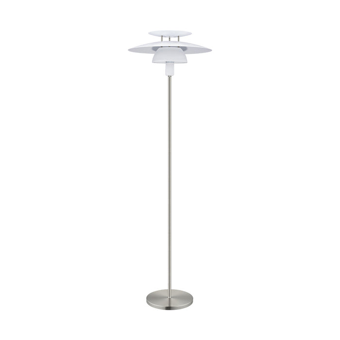 Eglo USA - 98389A - One Light Floor Lamp - Brenda - Satin Nickel