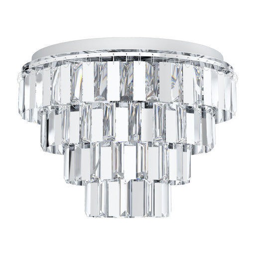 Erseka Seven Light Chandelier Chrome