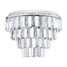 Eglo USA - 99093A - Seven Light Chandelier - Erseka - Chrome