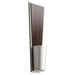 Quorum - 3-402-24 - LED Wall Sconce - Favero - Satin Nickel|Walnut