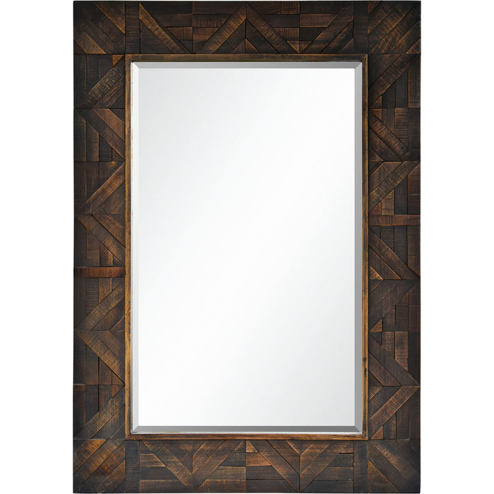 Renwil - MT2201 - Mirror - Madden - Dark Brown