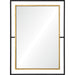 Renwil - MT2244 - Mirror - Gray - Gold Leaf, Black