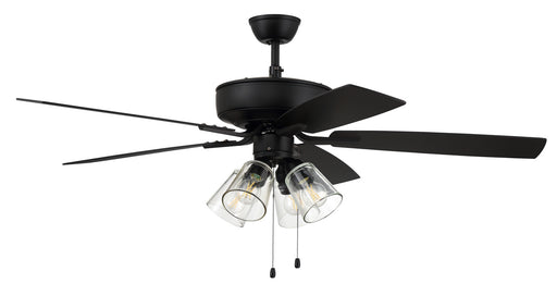 Craftmade - P104FB5-52FBGW - 52 Inch Ceiling Fan - Pro Plus 104 - Flat Black
