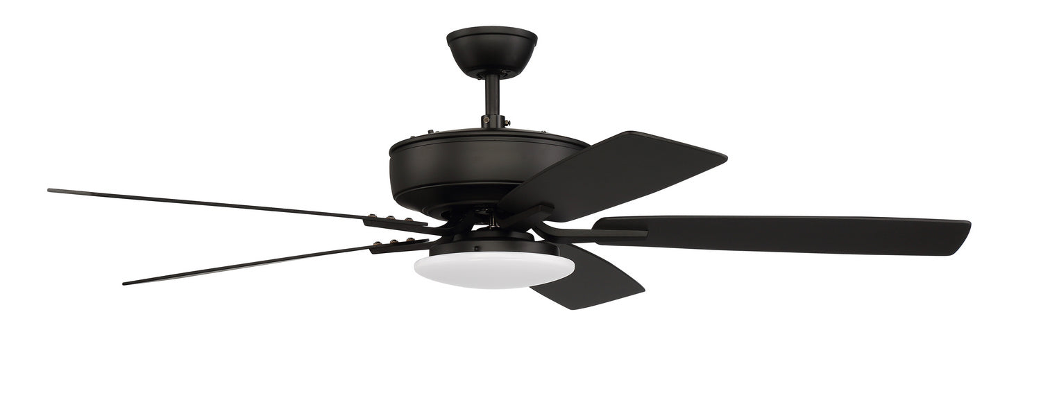 Craftmade - P112FB5-52FBGW - 52 Inch Ceiling Fan - Pro Plus 112 - Flat Black