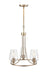 Millennium - 9723-MG - Three Light Chandelier - Ashford - Modern Gold