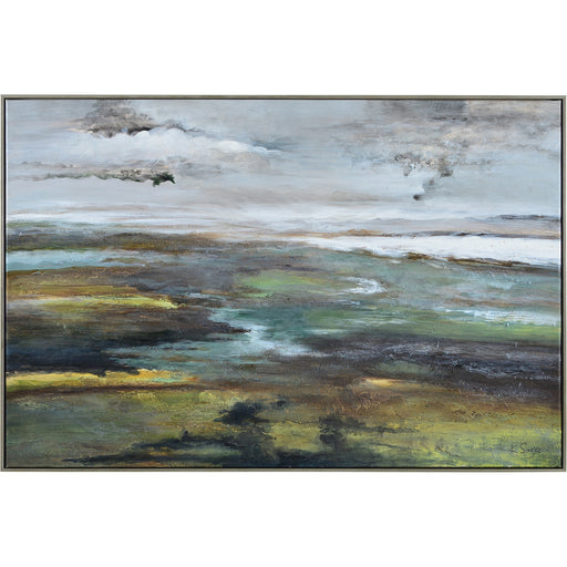 Sprucer Canvas Art Champagne Silver