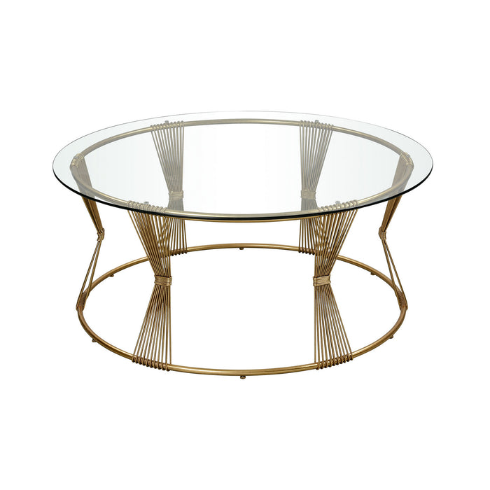 ELK Home - 1114-408 - Coffee Table - Jeanette - Gold Leaf