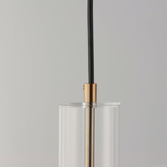 ET2 - E11004-24SBR - LED Linear Pendant - Torch - Satin Brass