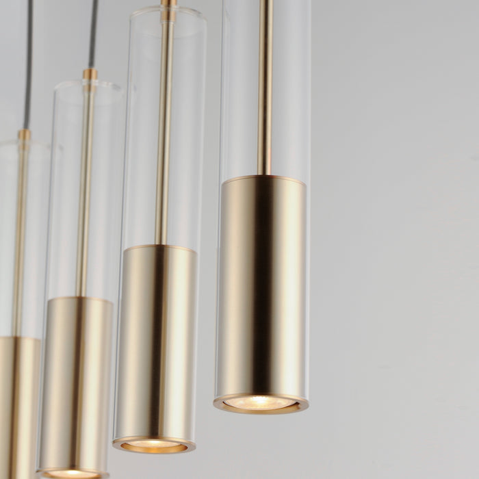 ET2 - E11004-24SBR - LED Linear Pendant - Torch - Satin Brass