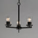 Maxim - 10203CLBK - Three Light Chandelier - Corona - Black